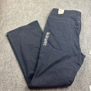 LANE BRYANT Tighter tummy Technology Dark Blue Denim Flare Jeans NWT sz: 24 Long
